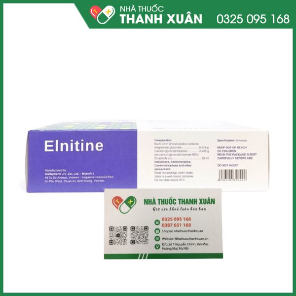 Elnitine bổ sung canxi và magie